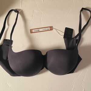 SKIMS NWT ULTIMATE PUSHUP BALCONETTE BRA 34C black/onxy color
